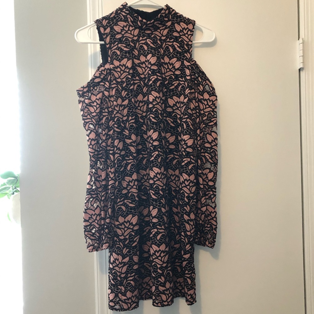Long sleeve lace dress